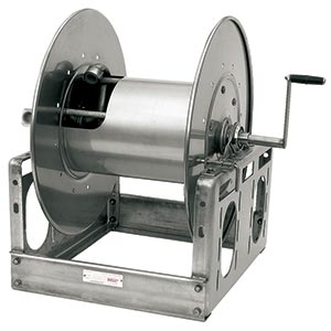 1 in. Inlet/Outlet, without Hose, 75 - 175ft. Hose Capacity, 1000 psi., 1 in. Hose I.D.
