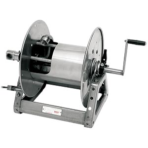 1 in. Inlet/Outlet, without Hose, 35 - 100ft. Hose Capacity, 1000 psi., 1 in. Hose I.D.