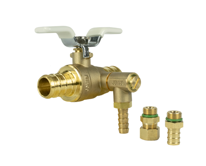 80 - 125 PSI, Lead Free Brass, Crimp Pex Connection, 600 WOG