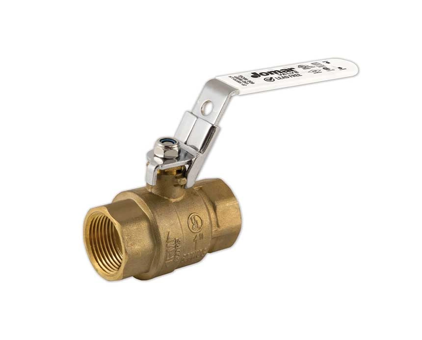 1-1/4 - 4 in. Full Port, 2 Piece, Threaded Connection, 60 WOG, Stainless Steel Ball and Stem with Latch Lock Handle