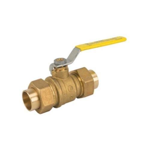 3/4 - 2 in. Full port, 2 Piece, Double Union End, Solder Connection, 400 WOG