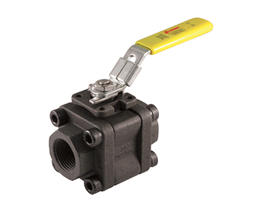 1/2 - 2 in. Standard Port, 3 Piece 4 Bolt Enclosed, Threaded Connection, 2000 WOG, Stainless Steel Ball and Stem