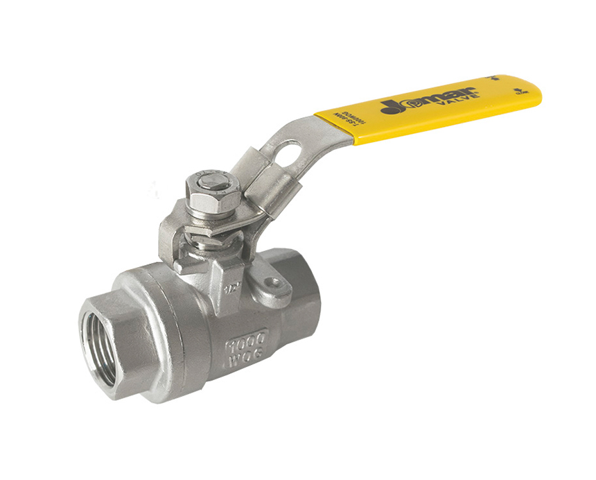 1 - 2 in. Full Port, 2 Piece, Threaded Connection, 1000 WOG, Stainles Steel Ball and Stem