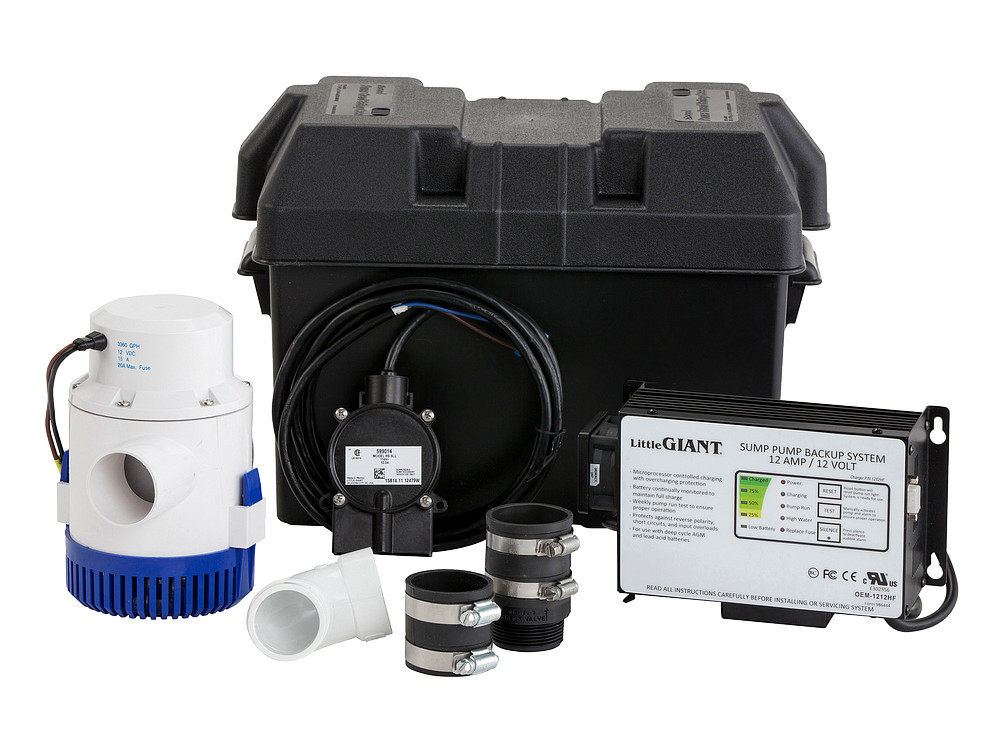 Little Giant 506407 SPBS12HF Sump Pump Package System