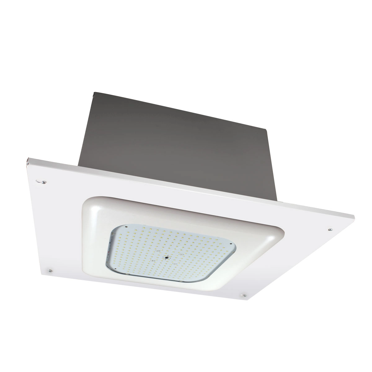 Recessed Superkit, Asymmetric Distribution, LED, Low Watt/Super Saver/High Output, Universal Voltage, White