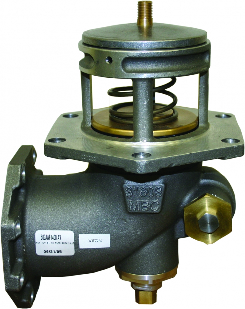 3 or 4 in., Flanged, Air-Actuated, Buna or FKM