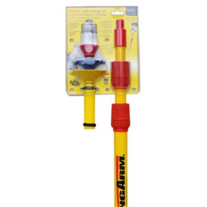 Large/Medium/Small Interchangeable Suction Cups. Up to 17ft. Reach