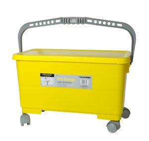 Includes Bucket, Lid, Casters and Clips