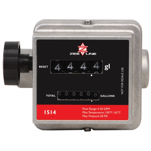 3/4 in. or 1 in. NPT, Liters or Gallons
