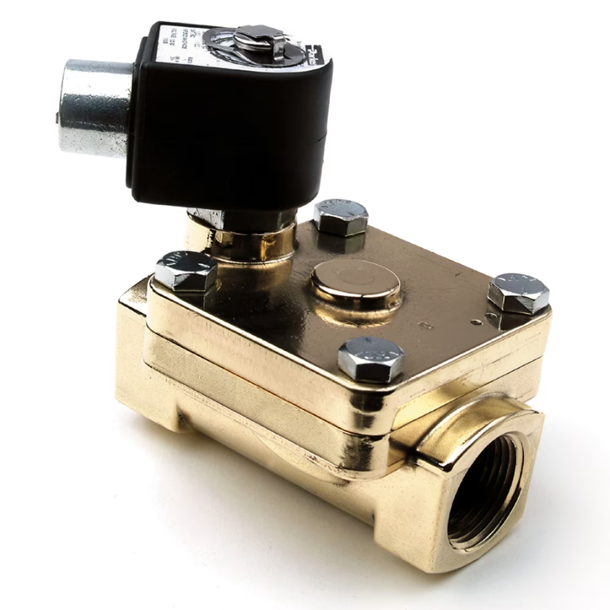 1 in., 24/60V, PTFE Seals, Brass