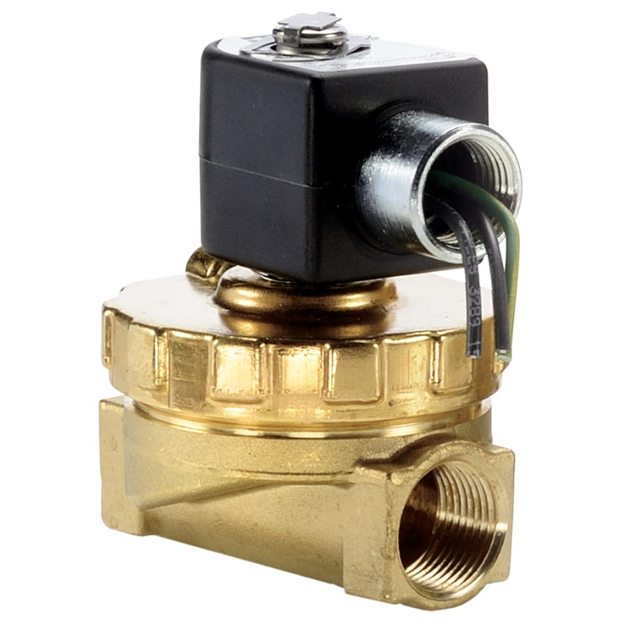 3/8 in., 110/50V-120/60V, PTFE Seals, Brass