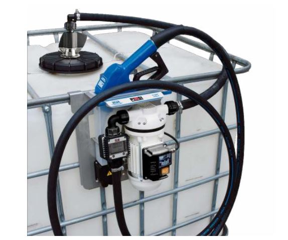 12V or 120 V, 9 GPM, Manual/Auto Nozzle, Optional Meter and 30 ft. Hose