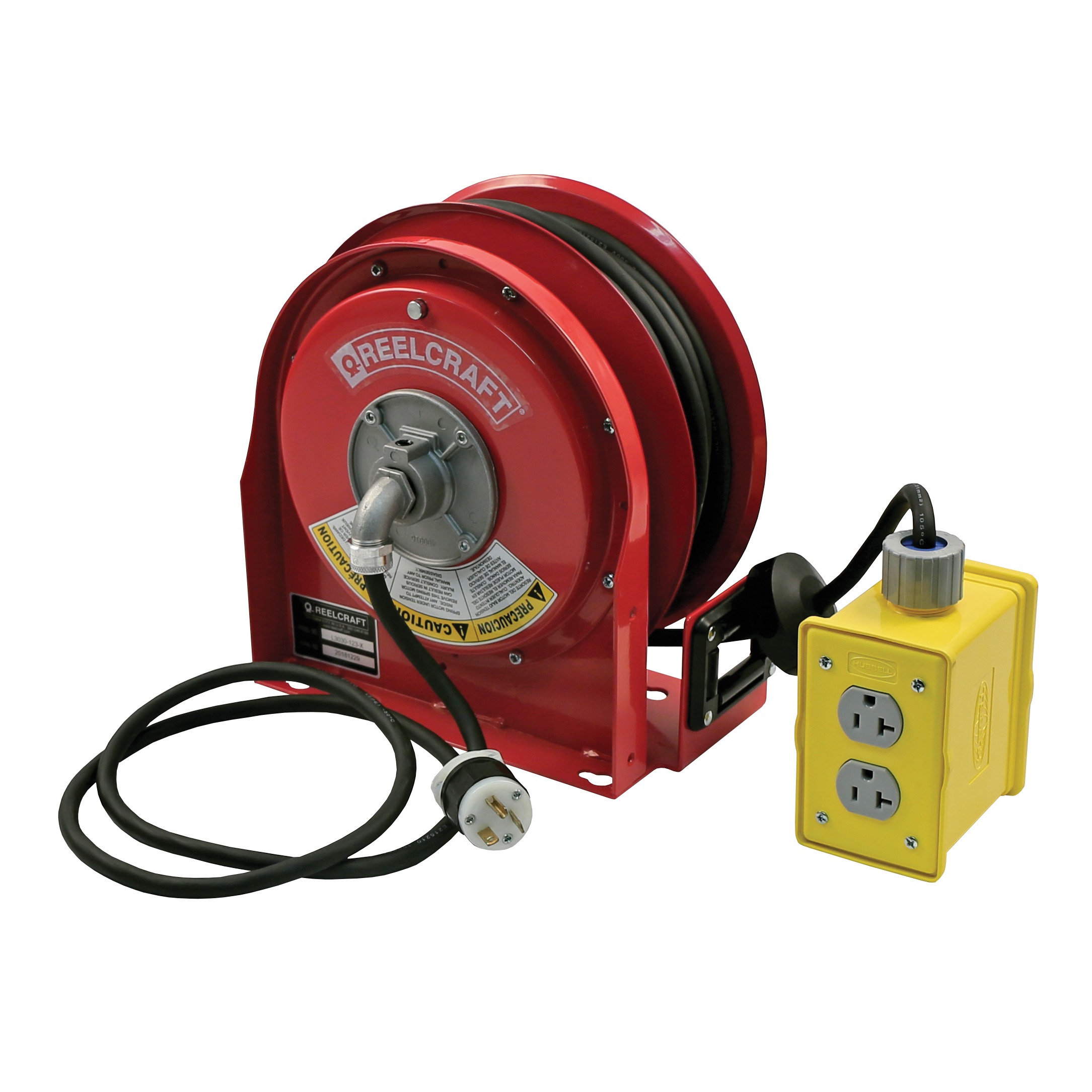 30 ft. Cable, Quad Outlet Box, 20 Amps, 12 AWG/3 Conductor