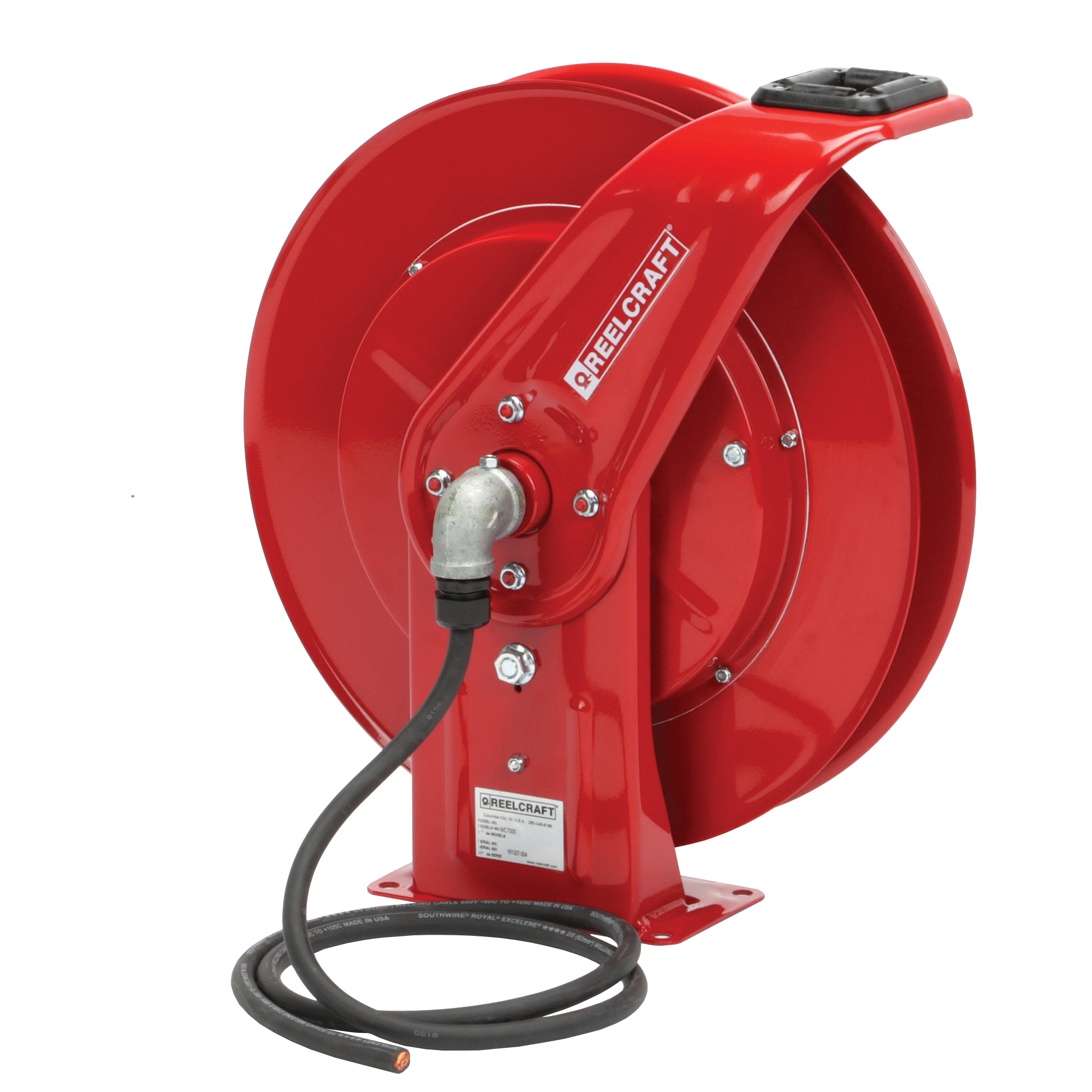 without Cable, 50 ft. Cable Capacity, 400 or 700 Amps