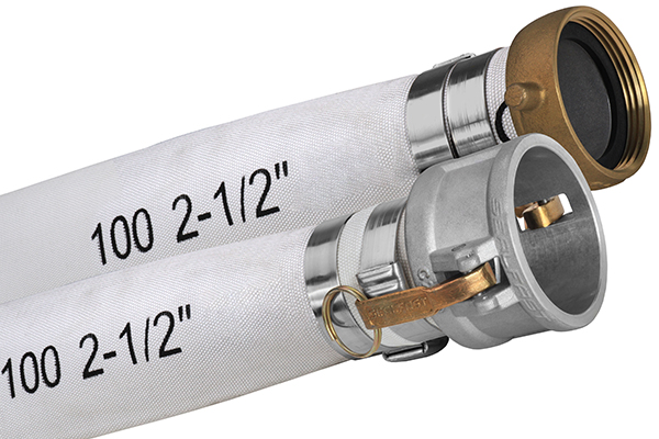 50 or 100 ft., 1 1/2 in. NST, Brass Coupler EPDM Lined 800# Service Test