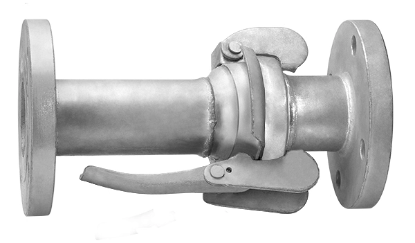 8 in. Zinc Plated Steel Male x Female