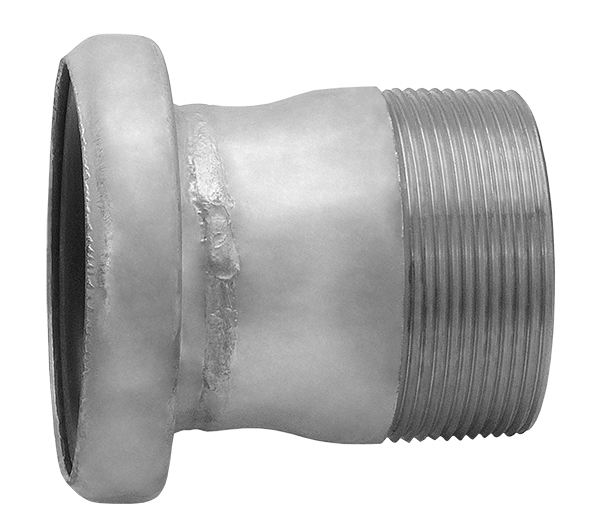 8 in. Zinc Plated Steel Male Threaded Female