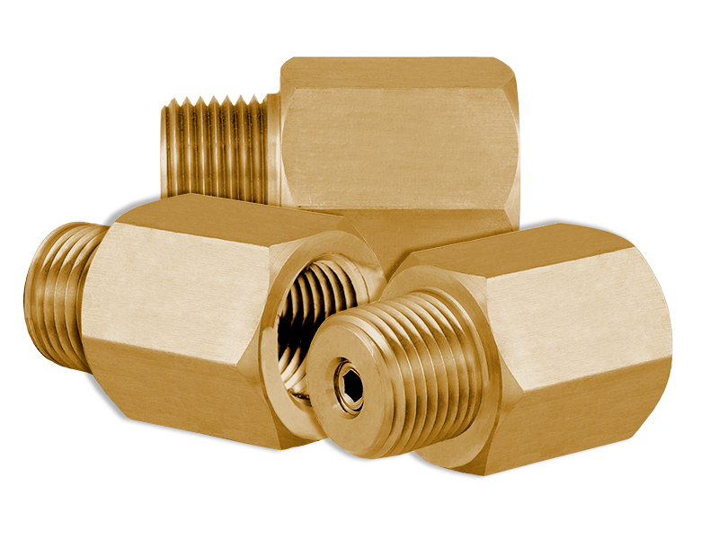 1/4 or 1/2 in., Brass