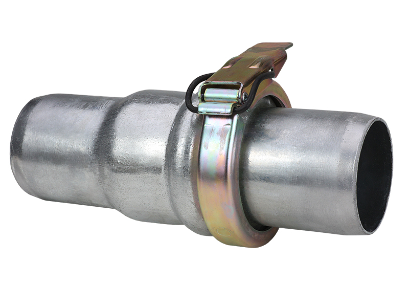 8 in. Zinc Plated Steel Hose Shank Female x Male