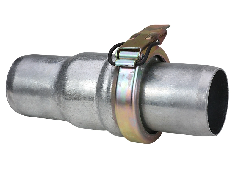 8 in. Zinc Plated Steel Hose Shank Female x Male