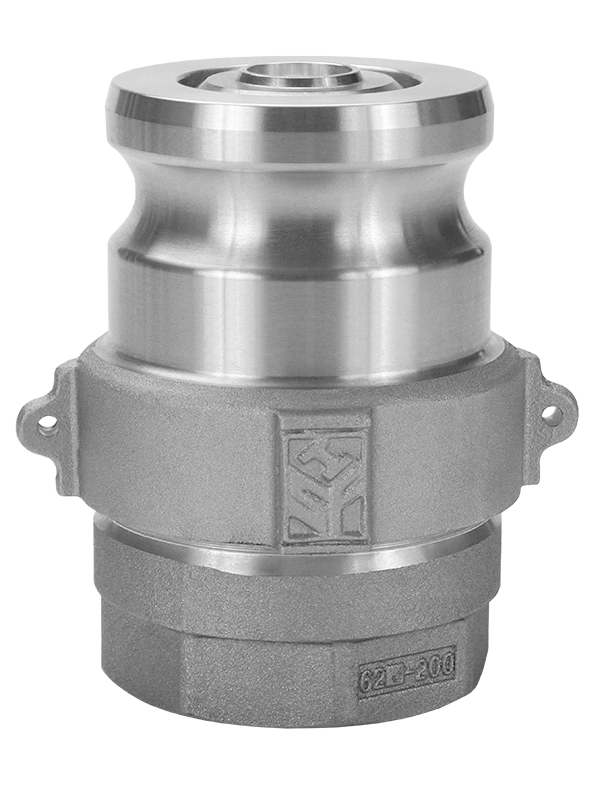 1-1/2 to 3 in. Size 316 Stainless Steel Viton Adapter x Female NPT