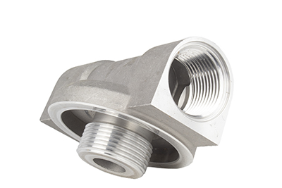 Aluminum Filter Head Adapter, 1 in. NPT, 1-3/8 in. - 12 UNF