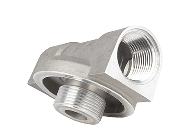 Aluminum Filter Head Adapter, 1 in. NPT, 1-3/8 in. - 12 UNF