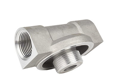 Aluminum Filter Head Adapter, 1 in. NPT, 1-3/8 in. - 12 UNF