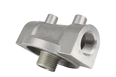 Aluminum Filter Head Adapter, 3/4 in. NPT, 1 in. - 12 UNF