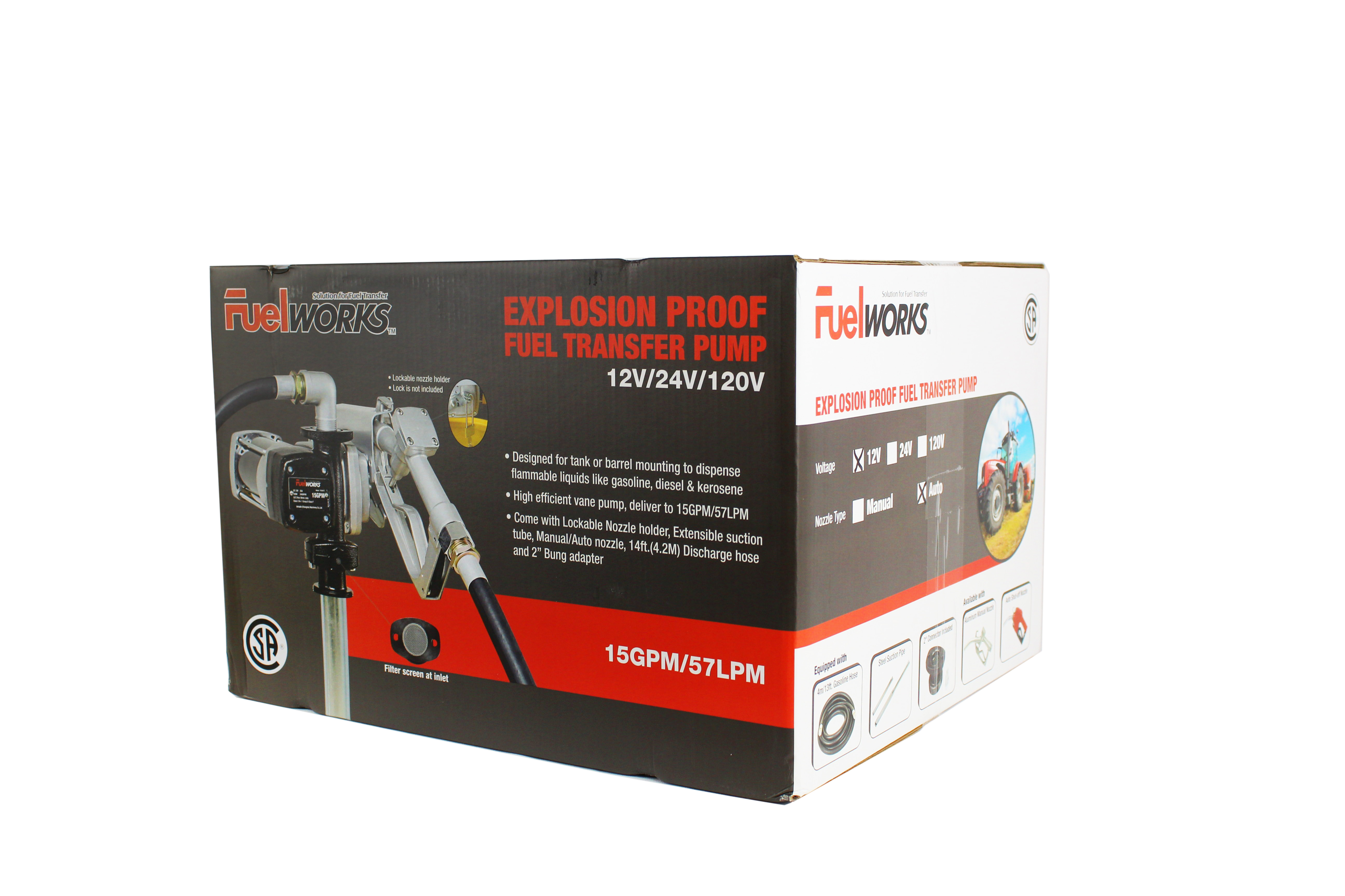 12V Explosion Proof Fuel Transfer Pump
