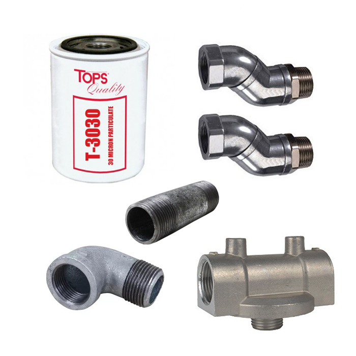 Complete Filter/Adapter 1 in. Combo Kit for Transfer Pumps [T3030CK1