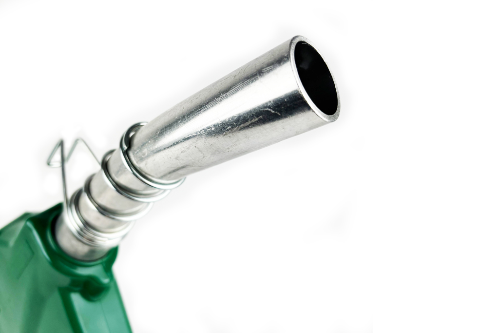 1 in. Automatic Shut-Off Diesel Nozzle with Hook, Green