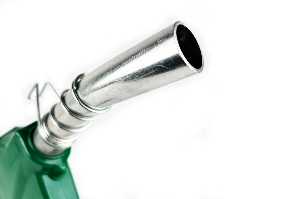 1 in. Automatic Shut-Off Diesel Nozzle with Hook, Green 