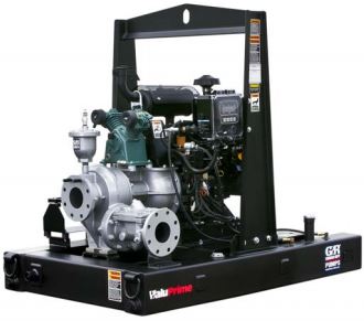 4 in. Inlet/Outlet, Gray Iron, Isuzu 3CH1 Diesel Engine, 3 in. Solids Handling