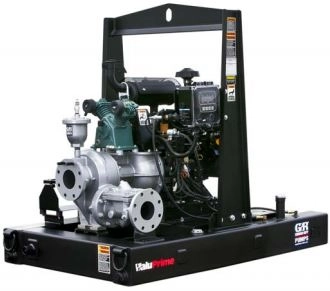 4 in. Inlet/Outlet, Gray Iron, Isuzu 3CH1 Diesel Engine, 3 in. Solids Handling