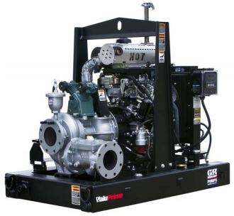 6 in. Inlet/Outlet, Gray Iron, Isuzu 4LE2T Diesel Engine, 3 in. Solids Handling