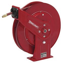 Heavy Duty Spring Rewind Hose Reel for Air, Water, Antifreeze, Coolant, Washer Fluid Image