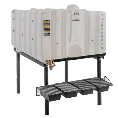 Cubetainer Gravity Feed Tank System
