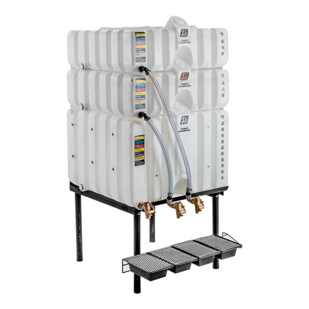Cubetainer Gravity Feed Tank System