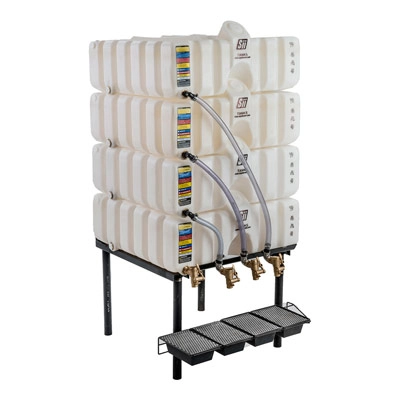 Cubetainer Gravity Feed Tank System