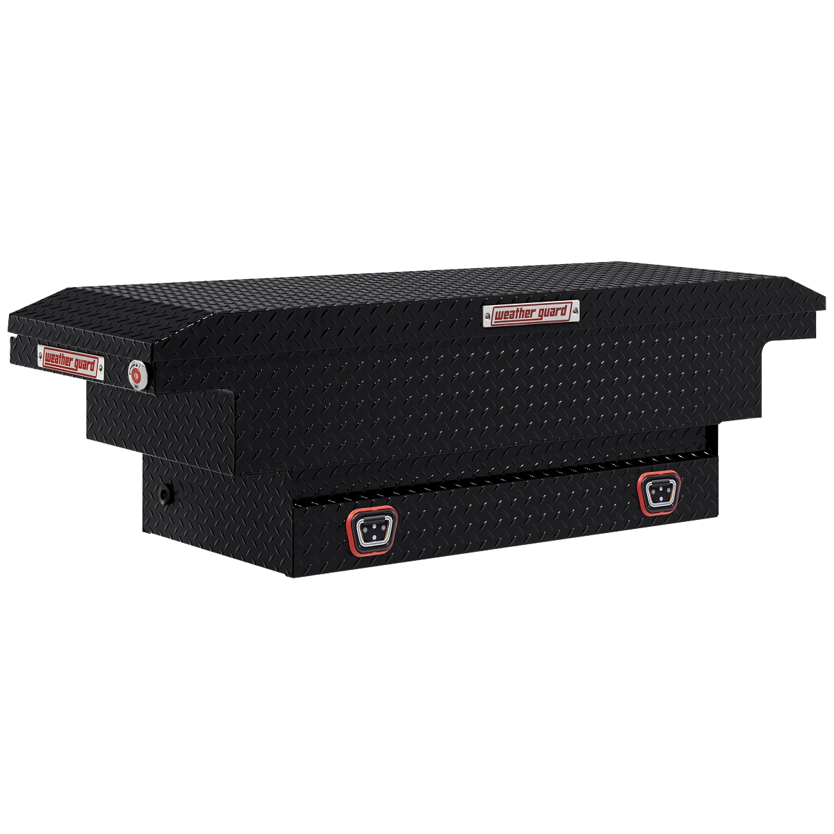 Compact Low-Profile 66L X 20.25W X 18.5H Saddle Truck Box
