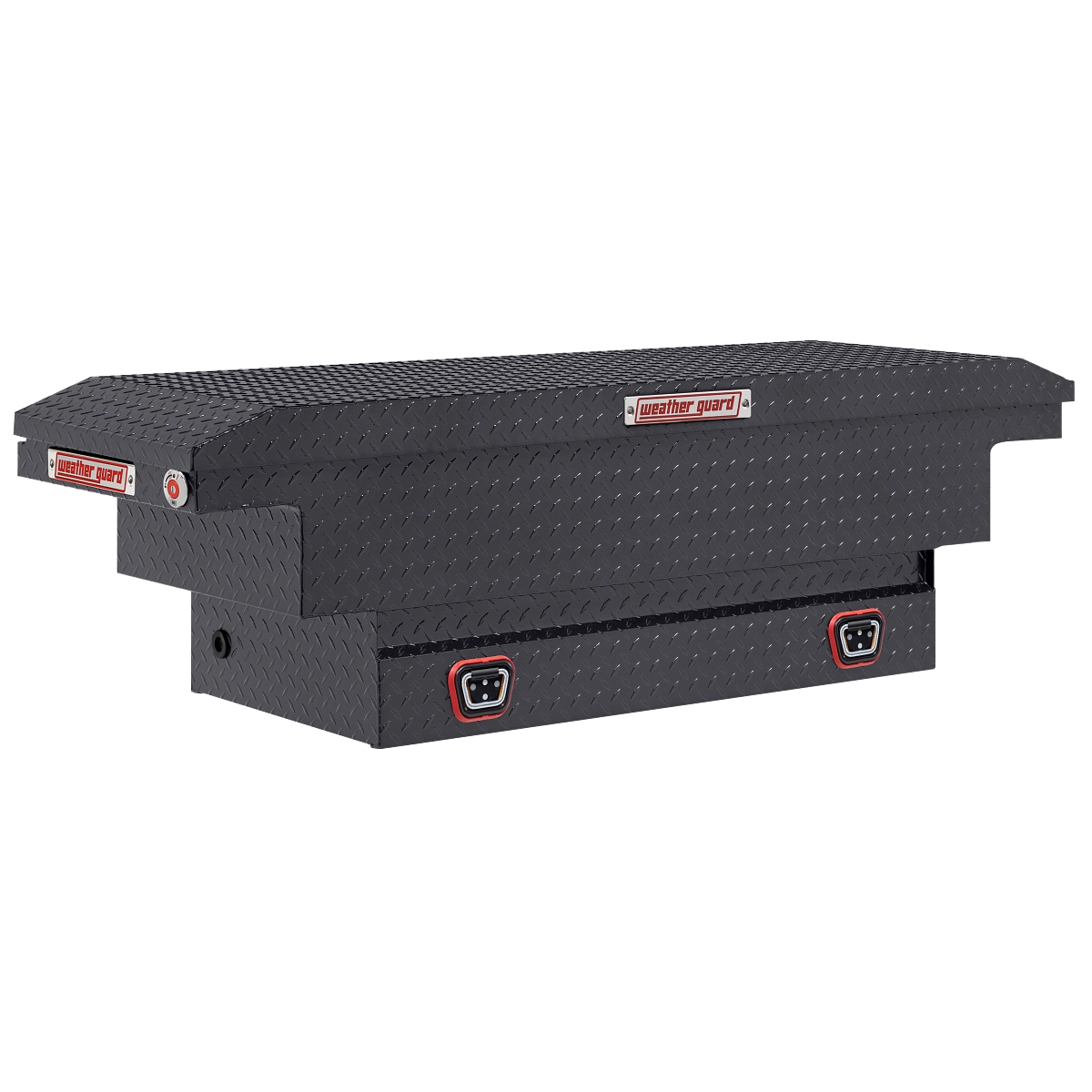 Compact Low-Profile 66L X 20.25W X 18.5H Saddle Truck Box