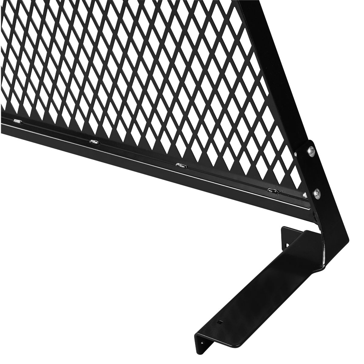 15+ Compact GM Cab Protector Mounting Kit - Steel, Gloss Black Finish