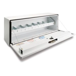 Steel Tray with Adjustable Dividers 41.5L X 9.5W Image