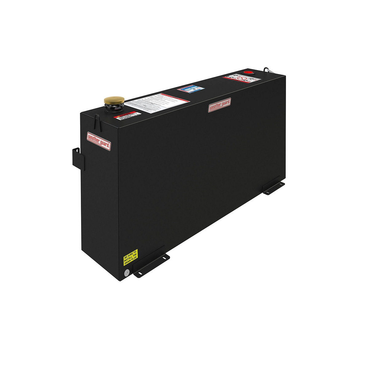 50 Gallon Rectangular Steel Transfer Tank 55.19L X 12.5W X 27H