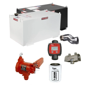 100 Gallon Transfer Tank & Transfer Pump Combo Image
